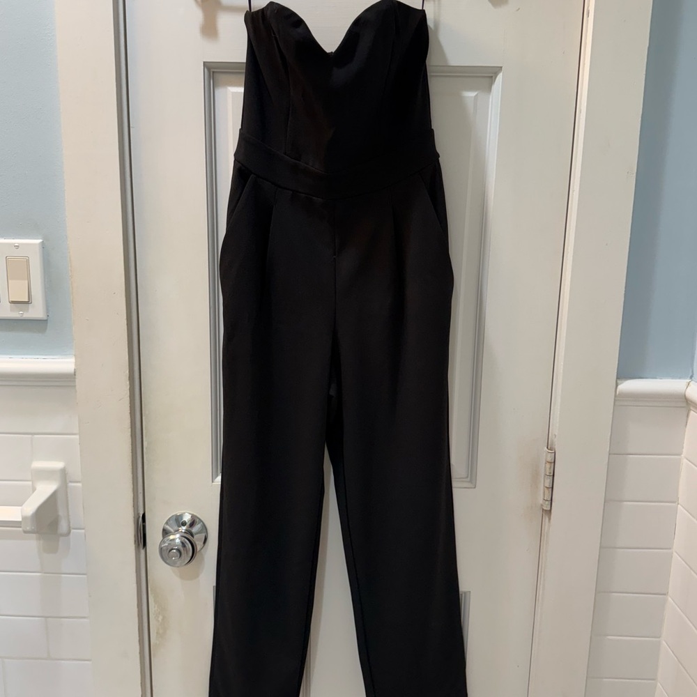 Express Sweetheart Neckline Jumpsuit